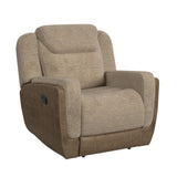 Hornet Motion Glider Recliner in Rancho Beige - Tampa Furniture Outlet