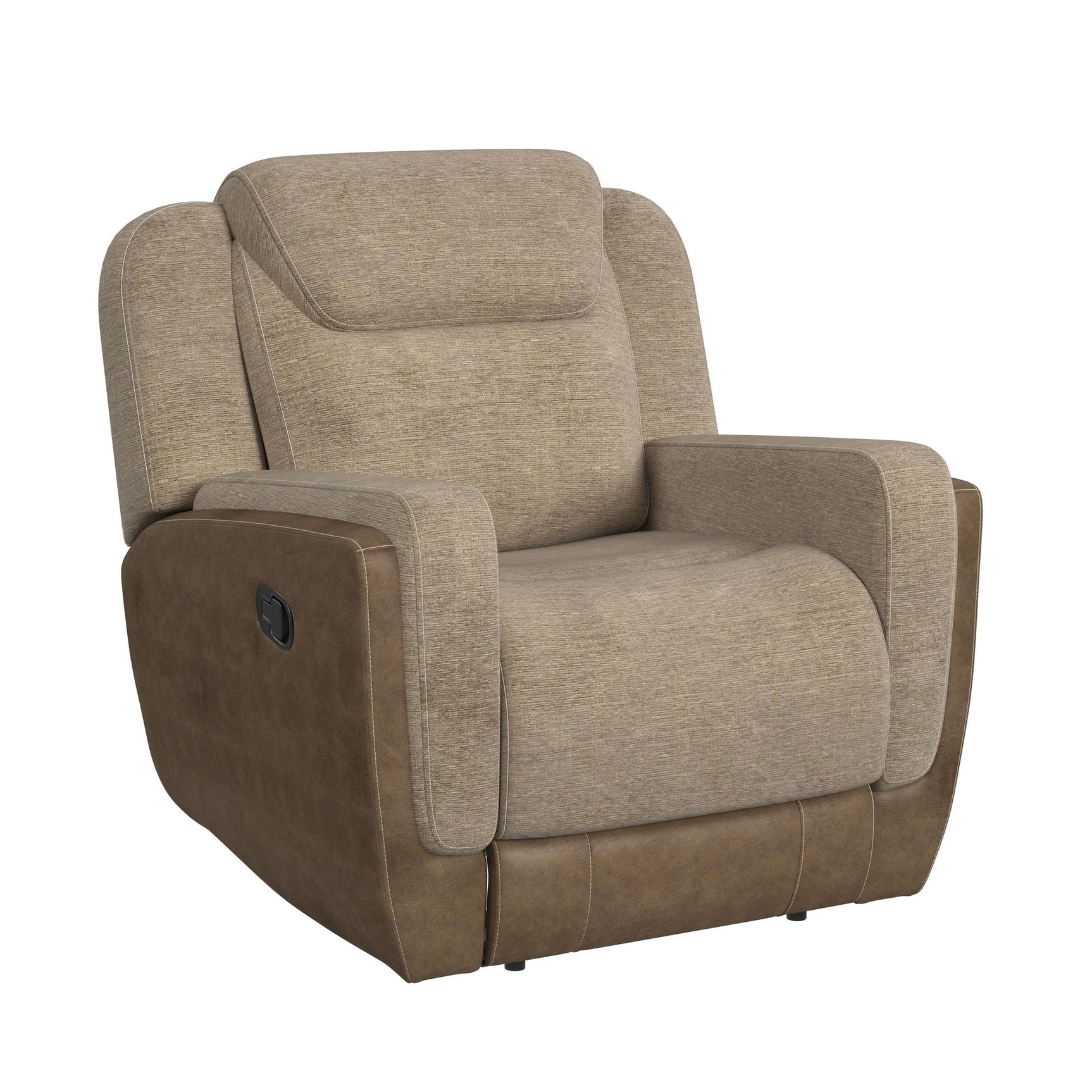 Hornet Motion Glider Recliner in Rancho Beige - Tampa Furniture Outlet