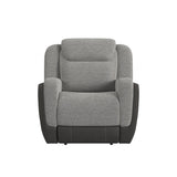 Hornet Motion Glider Recliner in Rancho Grey - Tampa Furniture Outlet