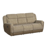Hornet Motion Sofa in Rancho Beige - Tampa Furniture Outlet