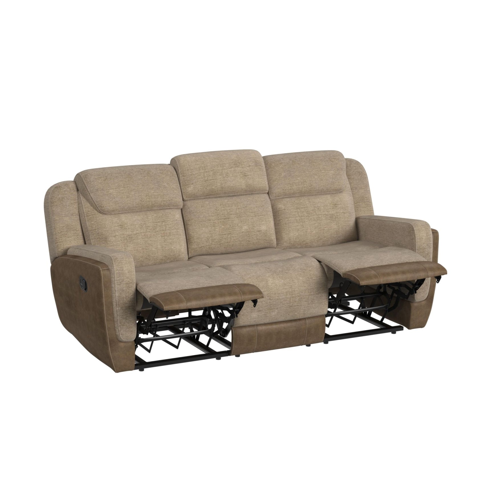 Hornet Motion Sofa in Rancho Beige - Tampa Furniture Outlet