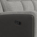 Hornet Motion Sofa in Rancho Grey - Tampa Furniture Outlet
