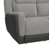 Hornet Motion Sofa in Rancho Grey - Tampa Furniture Outlet