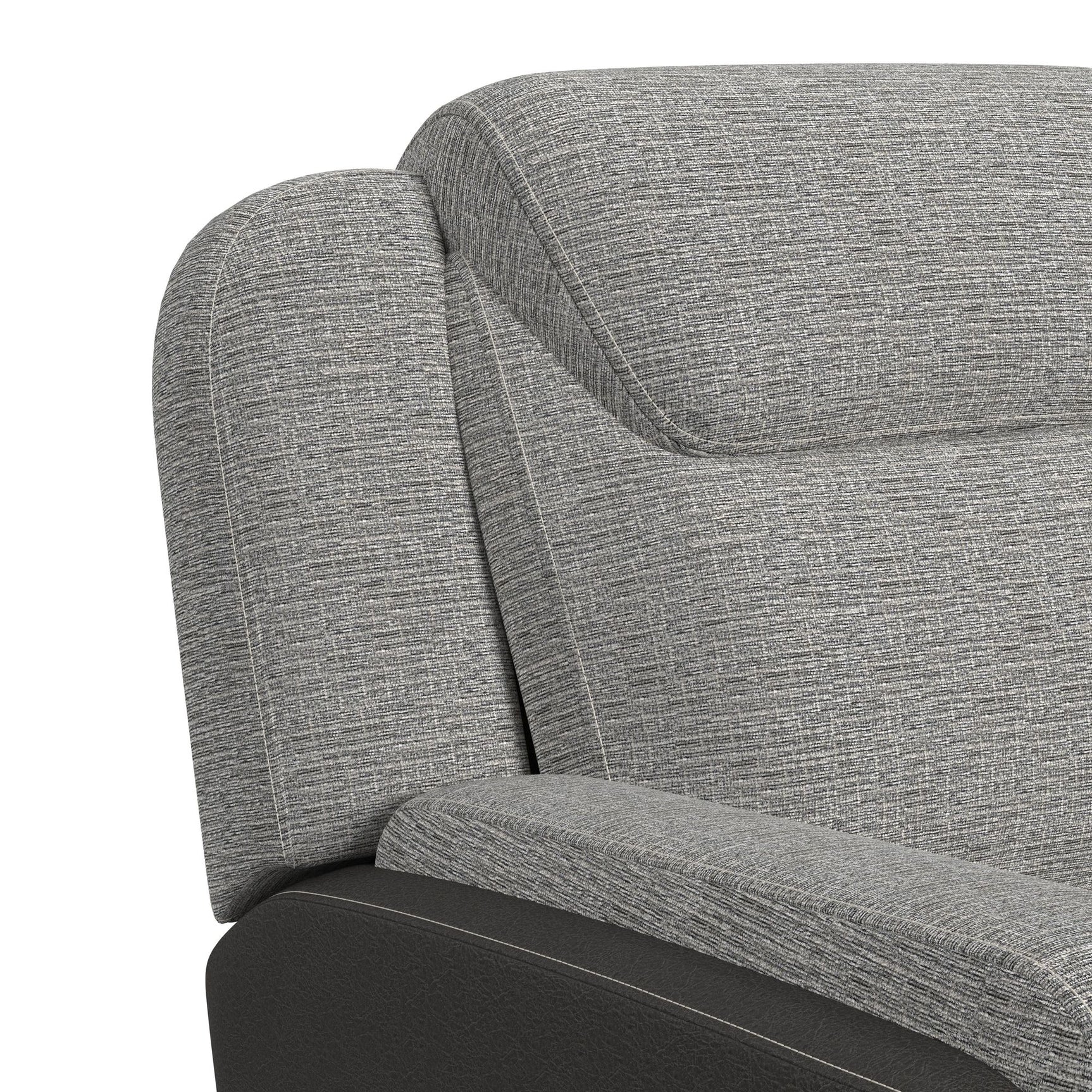 Hornet Motion Glider Recliner in Rancho Grey - Tampa Furniture Outlet