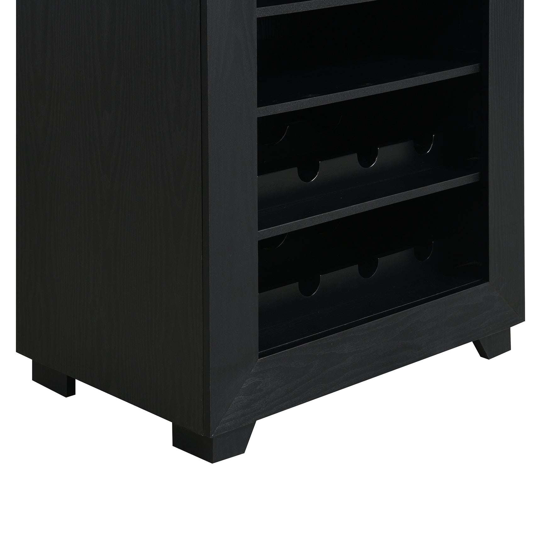 Hurricanes Dartboard Cabinet with Speaker and LED in Black (3A Packing) - Tampa Furniture Outlet