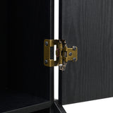 Hurricanes Dartboard Cabinet with Speaker and LED in Black (3A Packing) - Tampa Furniture Outlet
