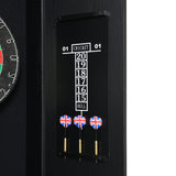 Hurricanes Dartboard Cabinet with Speaker and LED in Black (3A Packing) - Tampa Furniture Outlet