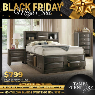 Black Friday Exclusive: Queen Bed - Tampa Furniture Outlet