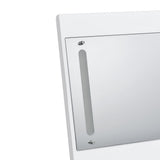 Irvine Mini Dressing Table with Stool, LED and USB in Glossy White - Tampa Furniture Outlet