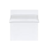 Irvine Mini Dressing Table with Stool, LED and USB in Glossy White - Tampa Furniture Outlet
