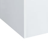 Irvine Mini Dressing Table with Stool, LED and USB in Glossy White - Tampa Furniture Outlet