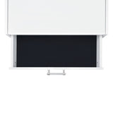 Irvine Mini Dressing Table with Stool, LED and USB in Glossy White - Tampa Furniture Outlet