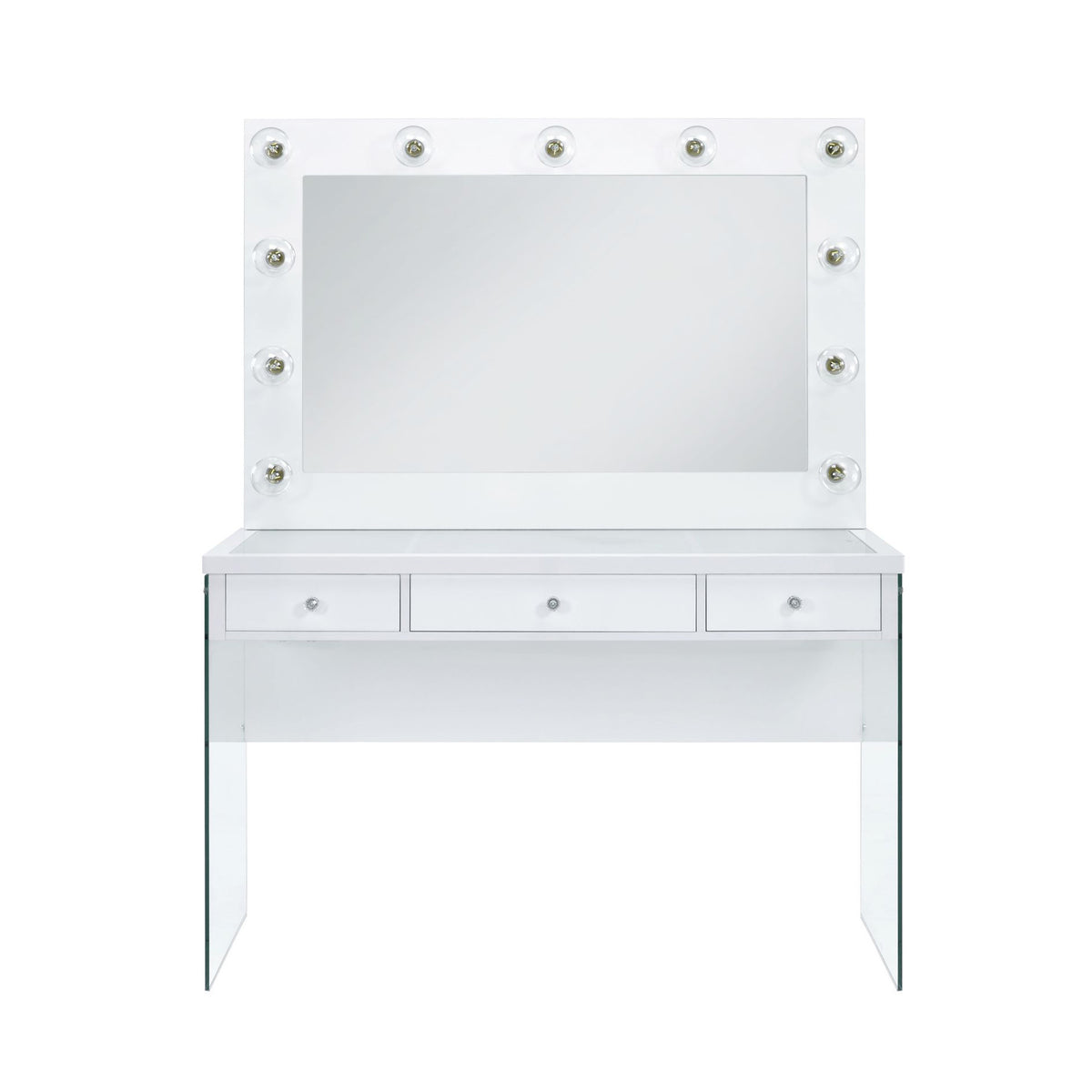 Jacey Complete Dressing Table with Lightbulbs