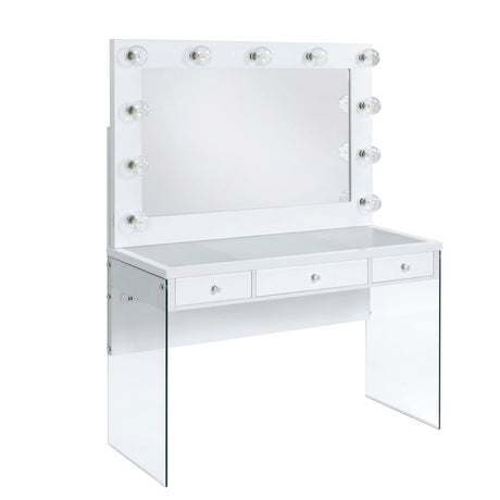 Jacey Complete Dressing Table with Lightbulbs - Tampa Furniture Outlet