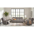 Jackpot P1 Sofa with Heat Massage in Explore Light Grey – SKU U-21060-11652-305P | Elements