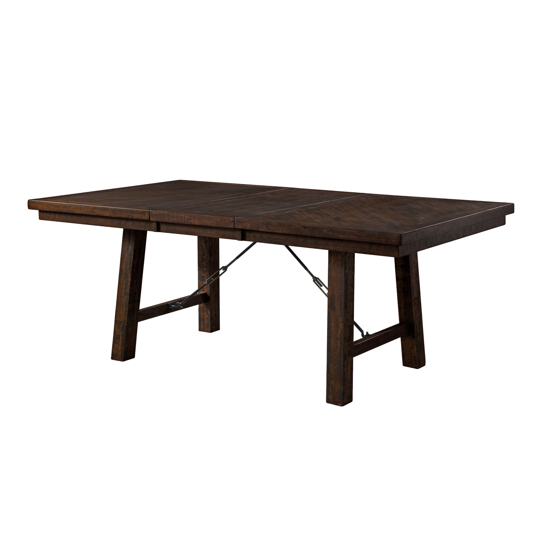Jax 7PC Dining Set - Table, 4 Ladder Side Chairs & Bench - Tampa Furniture Outlet