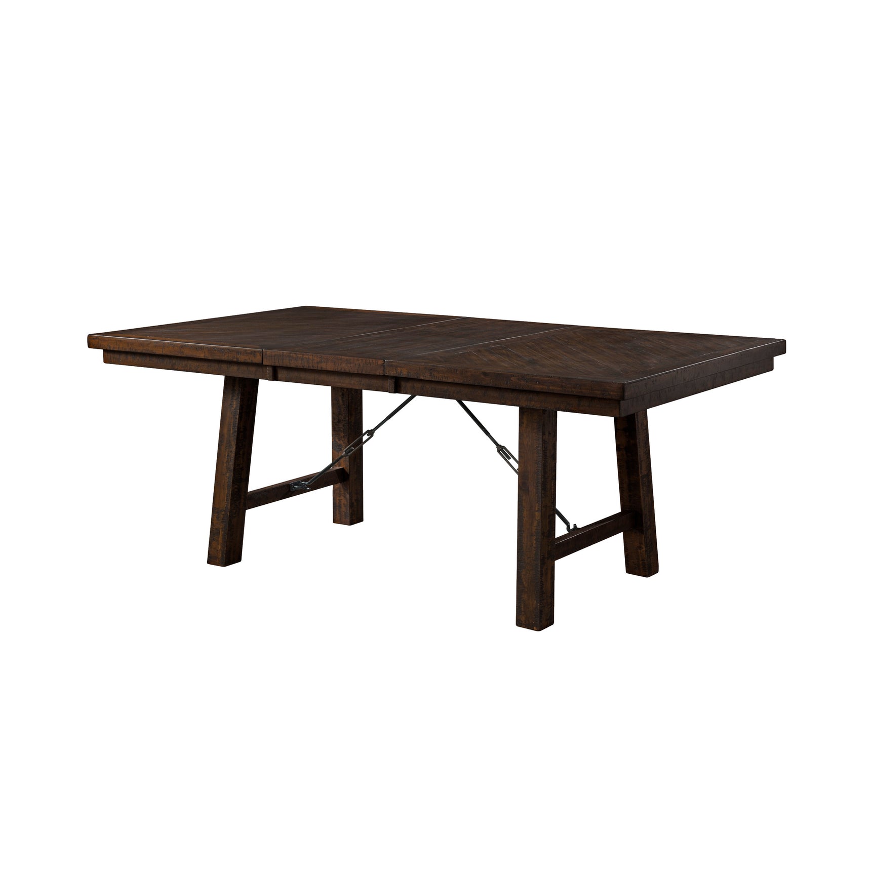 Jax 6PC Dining Set - Table, 4 Ladder Side Chairs & Bench in Cherry