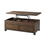 Jax 3PC Occasional Table Set-Lift Top Coffee & Two End Tables in Cherry