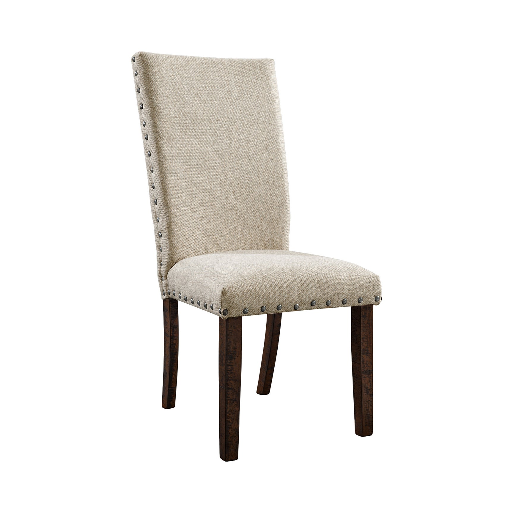 Jax 6pc Dining Set- Table 4 Upholstered Side Chairs & Bench in Cherry