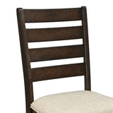 Jax 7PC Dining Set - Table, 4 Ladder Side Chairs & Bench - Tampa Furniture Outlet
