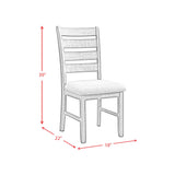Jax 6PC Dining Set (72" Table + 4 Chairs + Bench) in Cherry - Tampa Furniture Outlet