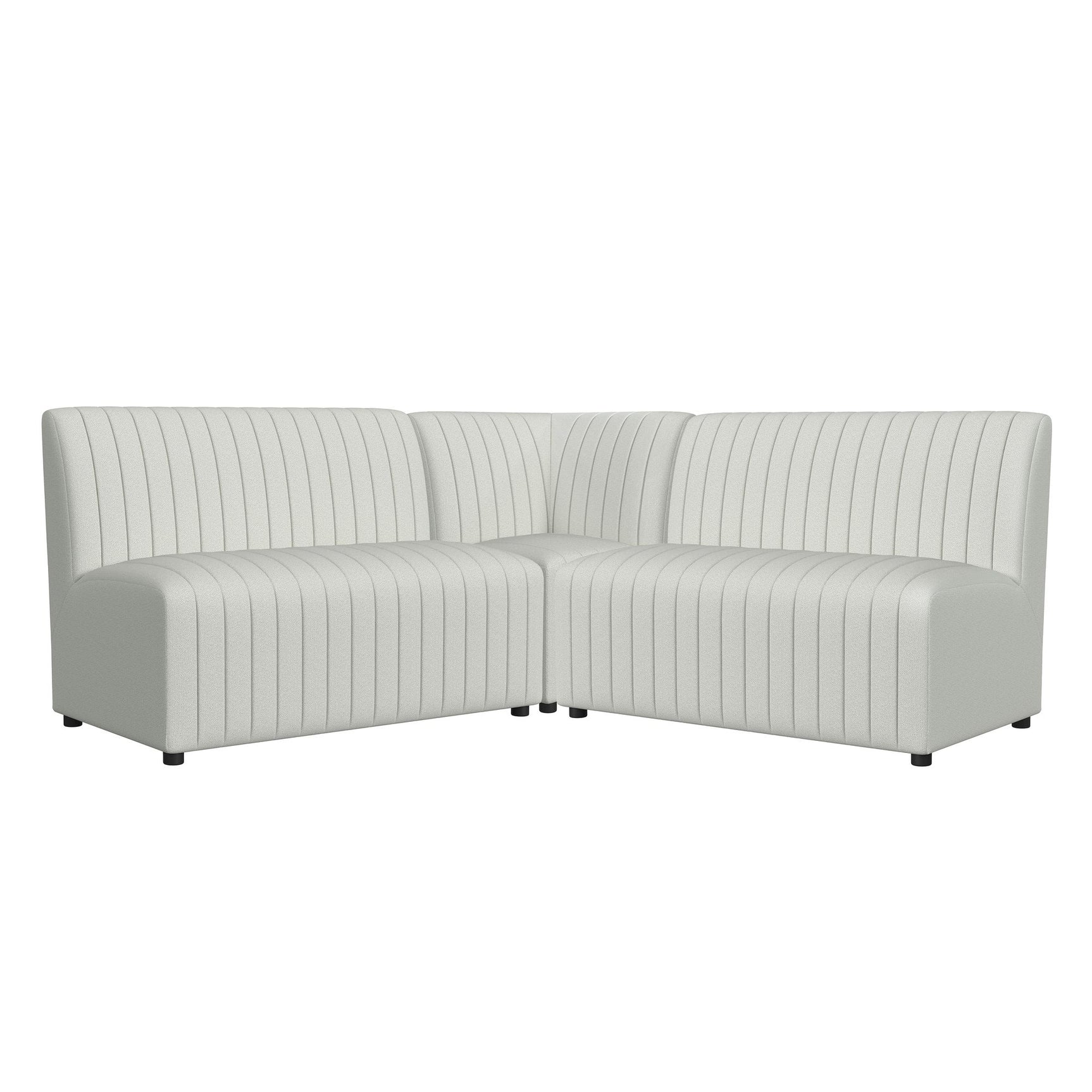Jemma Upholstered Bench in Beige Linen - Tampa Furniture Outlet