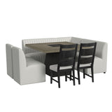 Jemma Upholstered Side Chair in Beige Linen (2 Per Carton) - Tampa Furniture Outlet