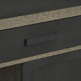 Jemma Bar Table with Light in Grey and Dark Espresso - Tampa Furniture Outlet