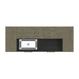 Jemma Bar Table with Light in Grey and Dark Espresso - Tampa Furniture Outlet