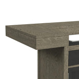 Jemma Bar Table with Light in Grey and Dark Espresso - Tampa Furniture Outlet