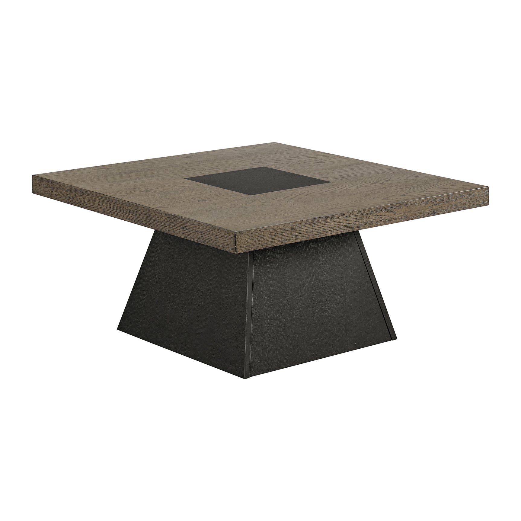 Jemma Coffee Table in Grey and Dark Espresso - Tampa Furniture Outlet
