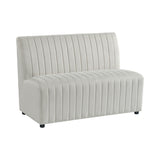 Jemma Upholstered Bench in Beige Linen