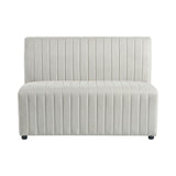 Jemma Upholstered Bench in Beige Linen