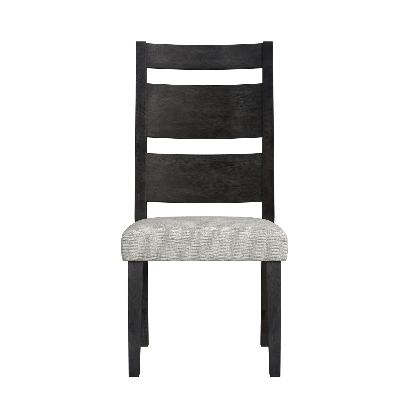 Jemma Wood Back Dining Side Chair with Beige Linen in Dark Espresso (2 Per Carton) - Tampa Furniture Outlet