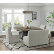 Jemma Upholstered Bench in Beige Linen – SKU D-7570-6-BN | Elements