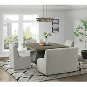 Jemma Upholstered Bench in Beige Linen – SKU D-7570-6-BN | Elements