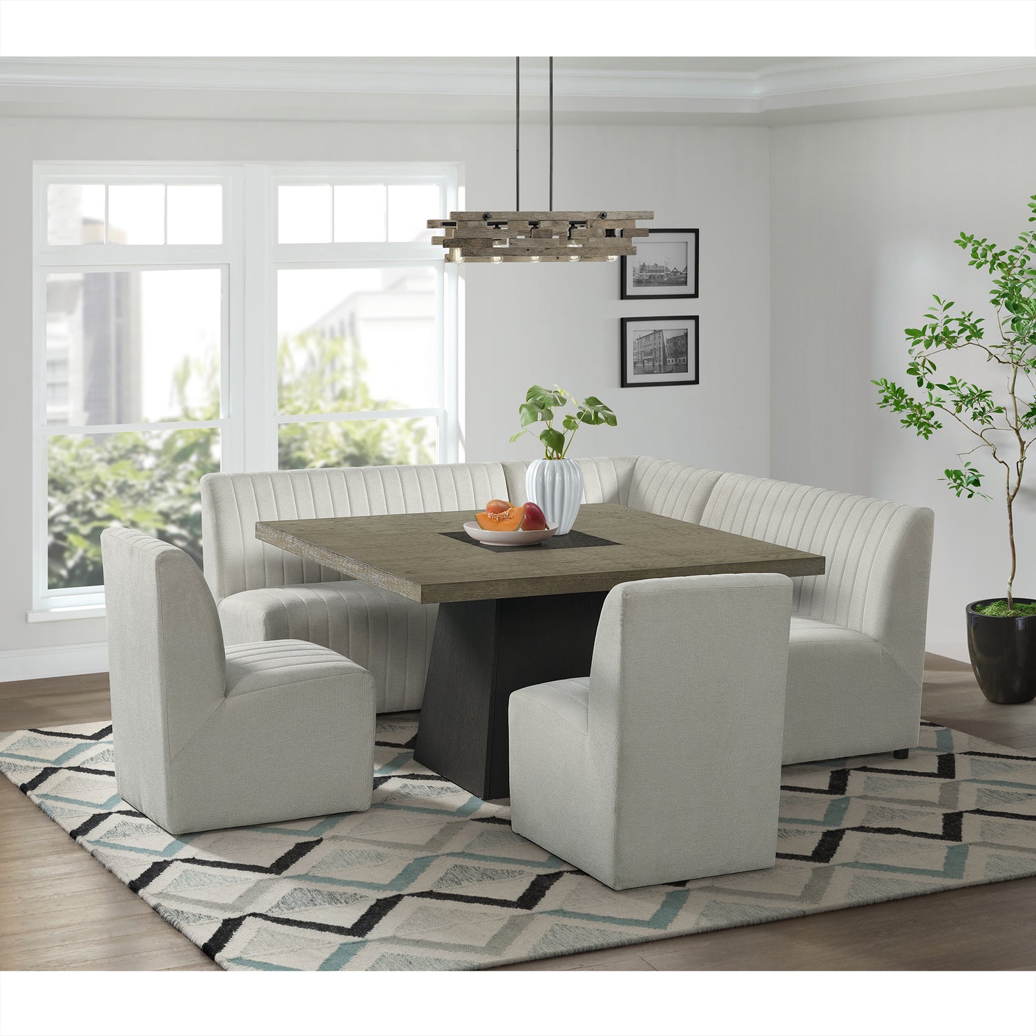 Jemma Upholstered Side Chair in Beige Linen (2 Per Carton) - Tampa Furniture Outlet