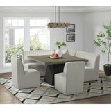 Jemma Upholstered Side Chair in Beige Linen (2 Per Carton) - Tampa Furniture Outlet