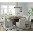 Jemma Upholstered Corner Chair in Beige Linen – SKU D-7570-6-CR | Elements