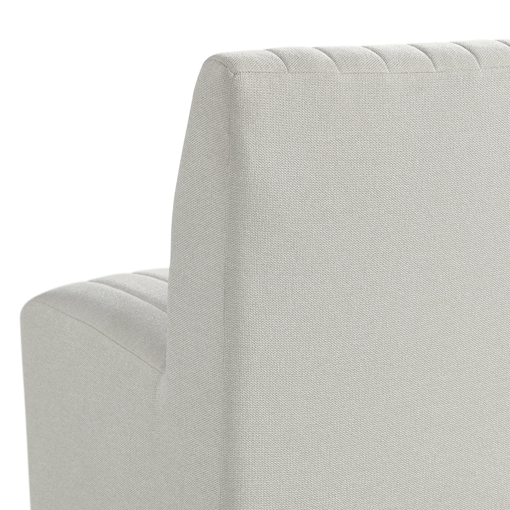 Jemma Upholstered Bench in Beige Linen - Tampa Furniture Outlet