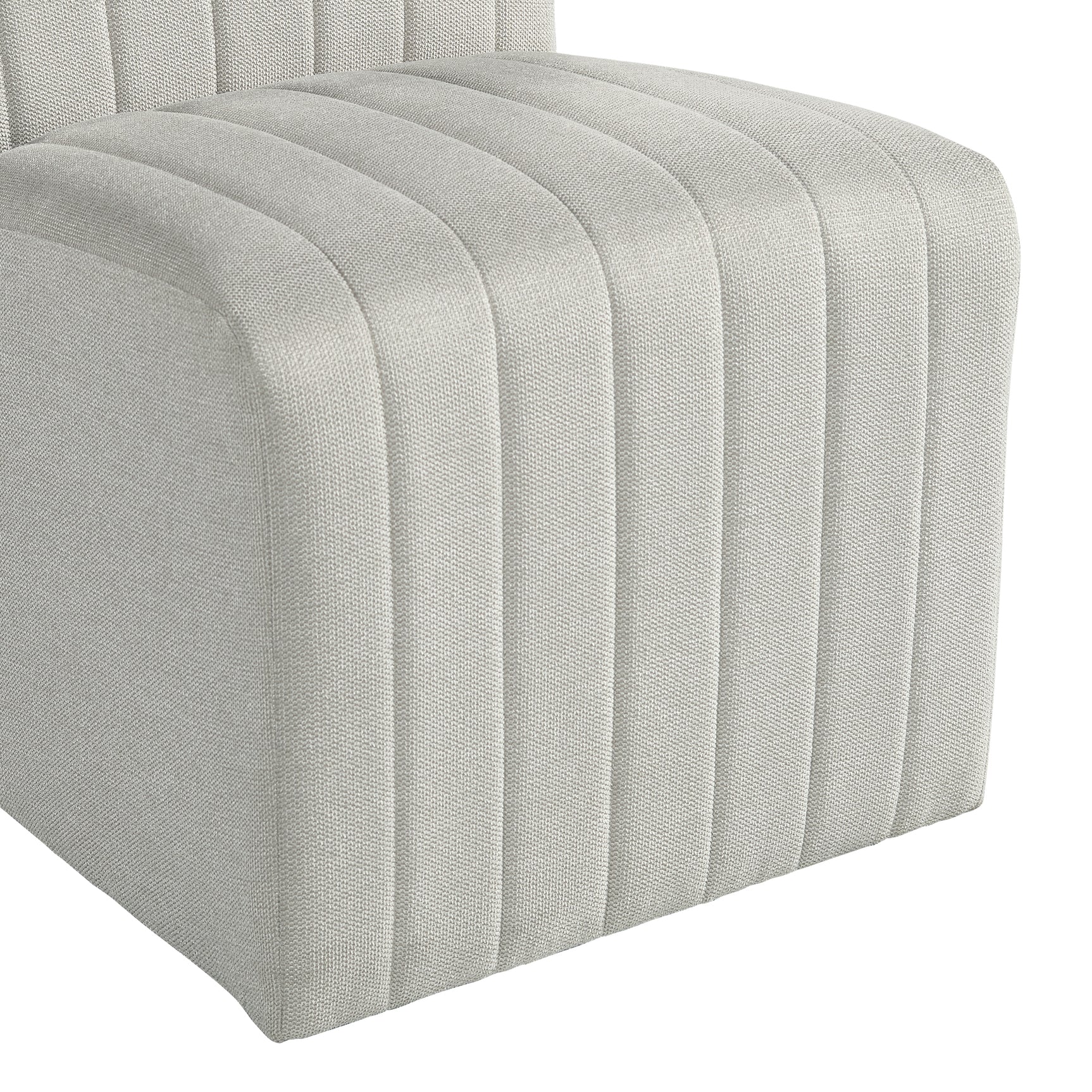 Jemma Upholstered Side Chair in Beige Linen (2 Per Carton) - Tampa Furniture Outlet