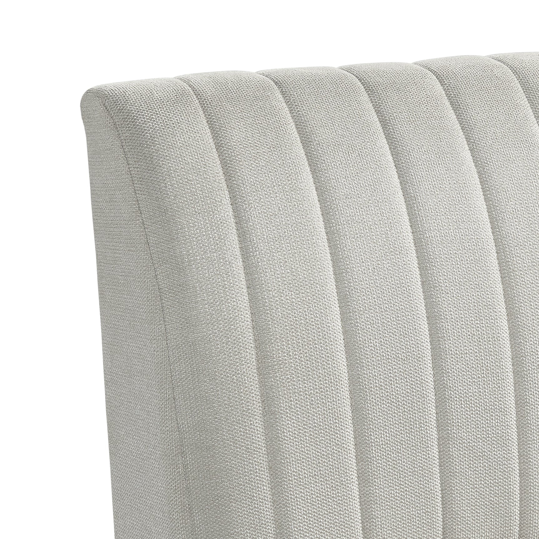 Jemma Upholstered Bench in Beige Linen - Tampa Furniture Outlet