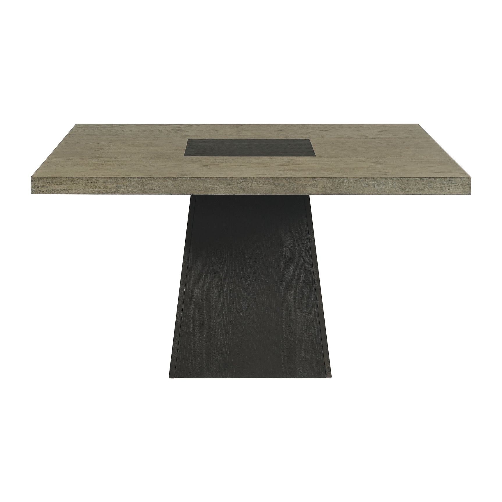 Jemma Square Table w/ Grey Top & Dark Espresso Base - Tampa Furniture Outlet