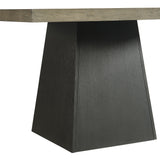 Jemma Square Table w/ Grey Top & Dark Espresso Base - Tampa Furniture Outlet