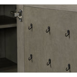 Kings Court 1 Door and 7-Drawer Chest in Grey