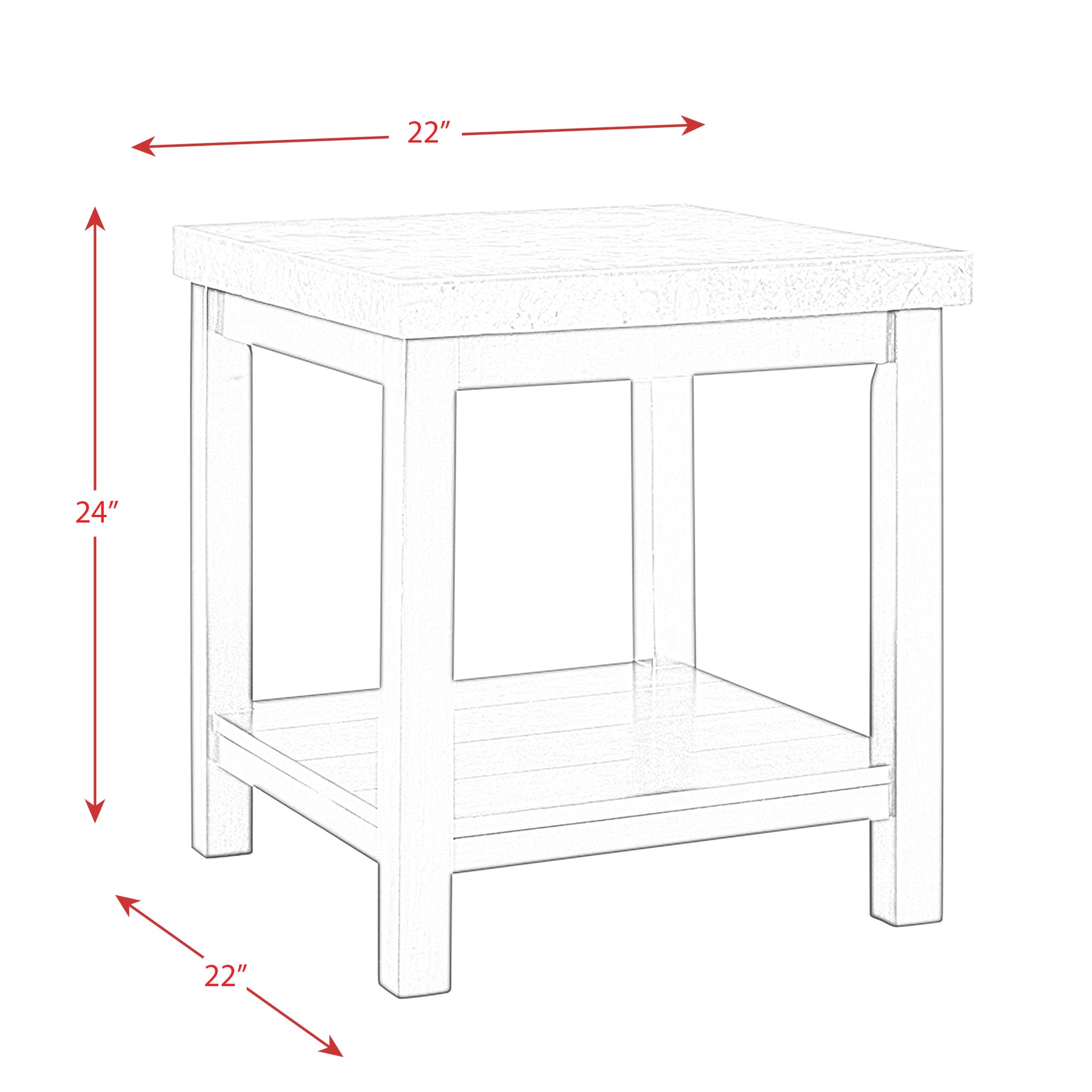 Kansas 4274 End Table