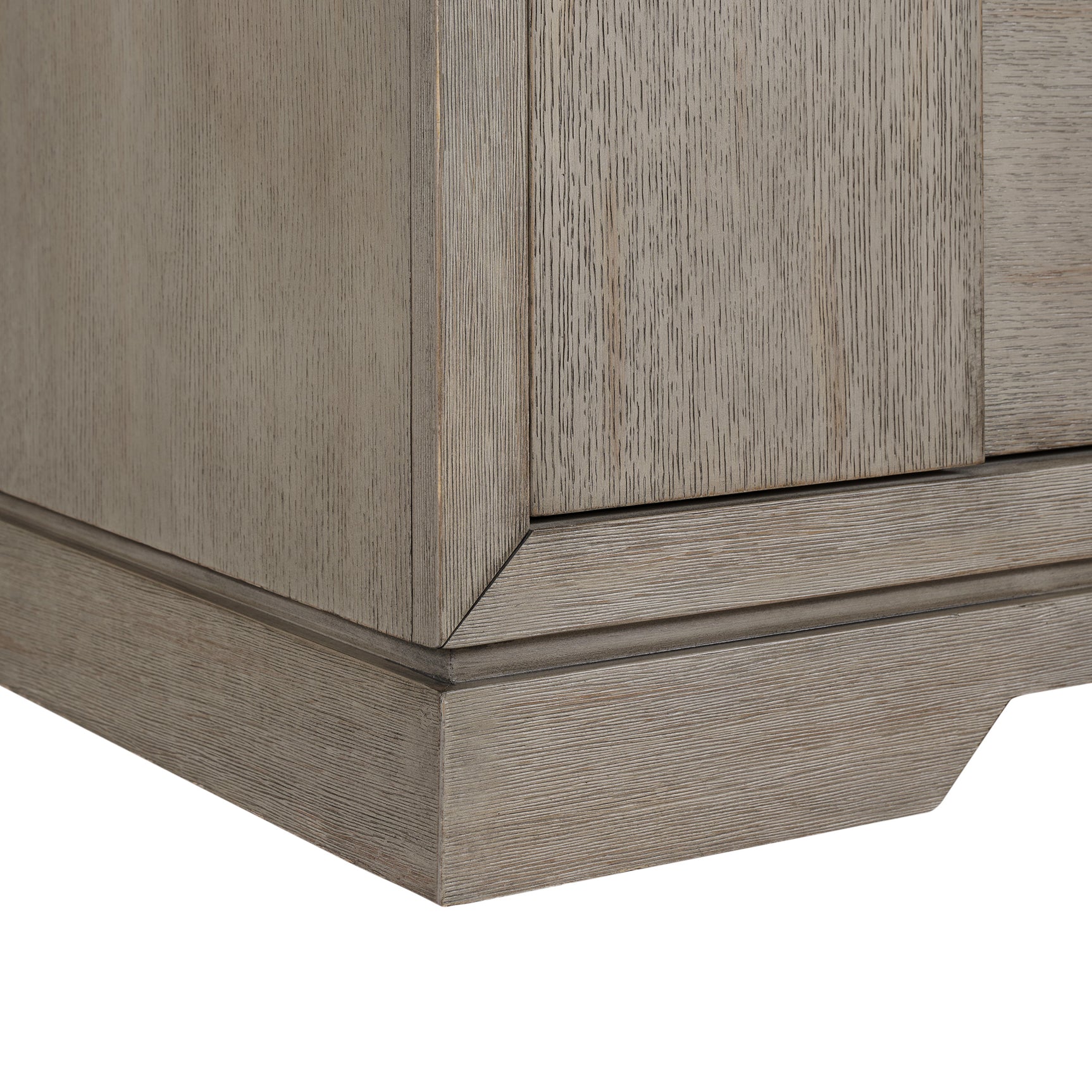 Kelis Queen Panel 4PC Bedroom Set with LED in Grey