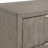 Kelis Queen Panel 4PC Bedroom Set with LED in Grey