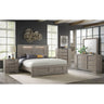 Kelis Queen Panel Bed with LED in Grey – SKU B-9770-3-QBL | Elements