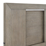 Kelis Queen Panel 4PC Bedroom Set with LED in Grey